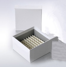 Cardboard freeze box 2 inch white